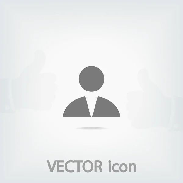 Icono del hombre de negocios — Vector de stock