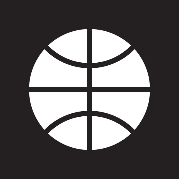 Basketball-Ikone — Stockvektor