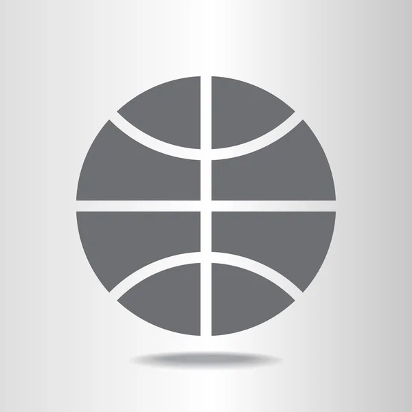 Basketbalové ikona — Stockový vektor