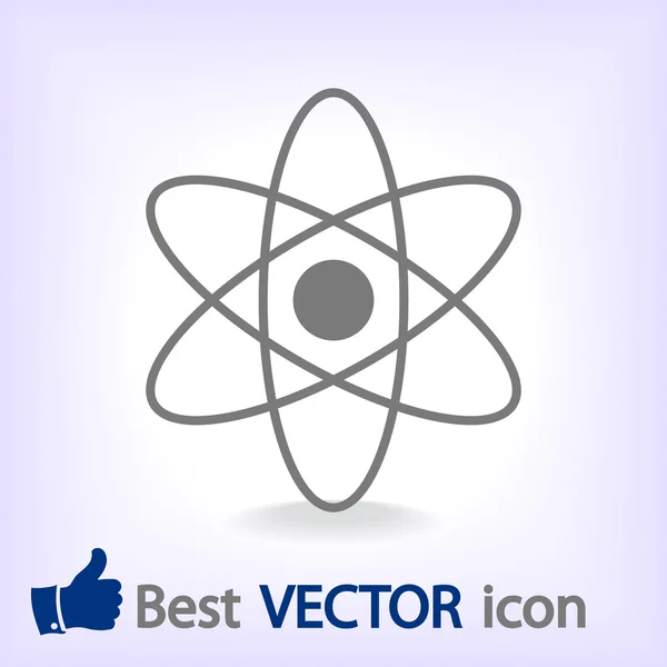 Abstracte fysica wetenschap model pictogram — Stockvector