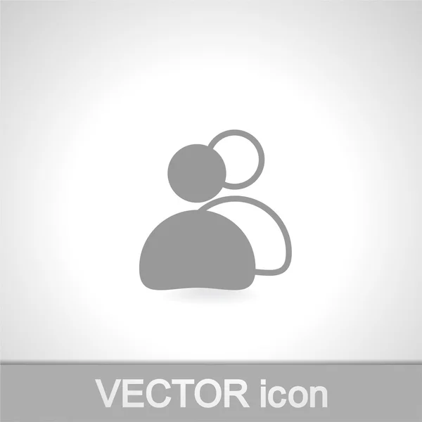 Ikona osoby — Stockový vektor