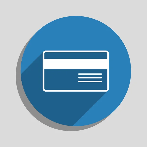 Pictogram van de creditcard van de Bank — Stockvector