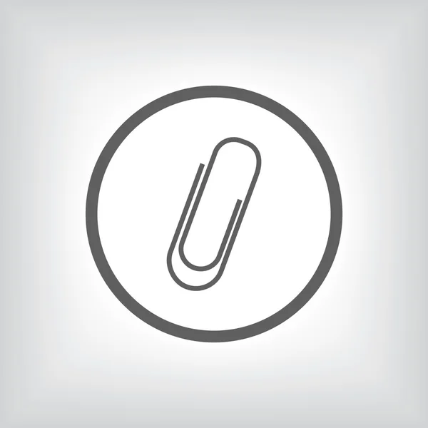 Paperclip pictogram — Stockvector