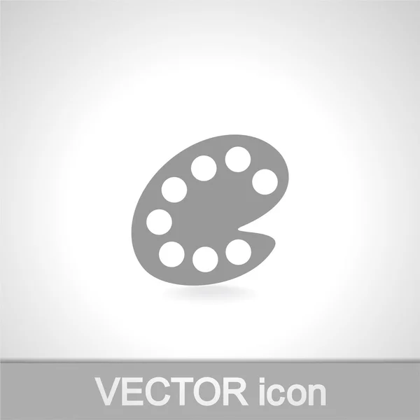 Icono de paleta de colores — Vector de stock