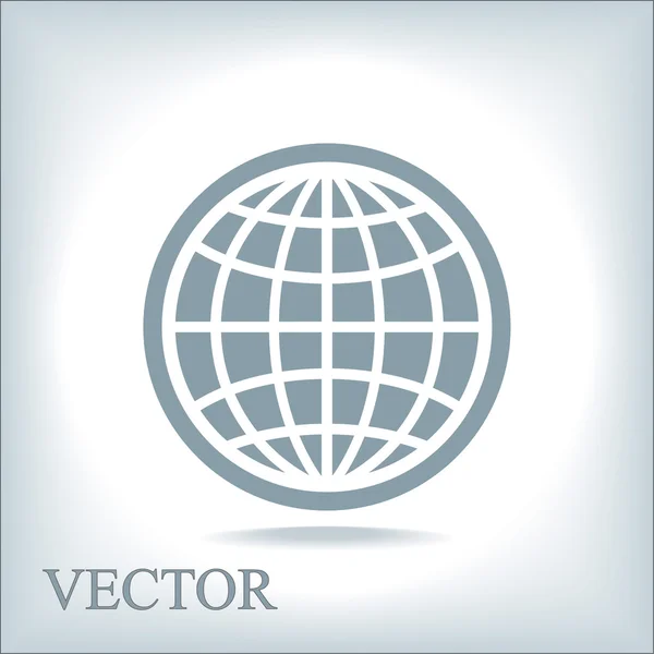 Ilustración del icono del globo — Archivo Imágenes Vectoriales