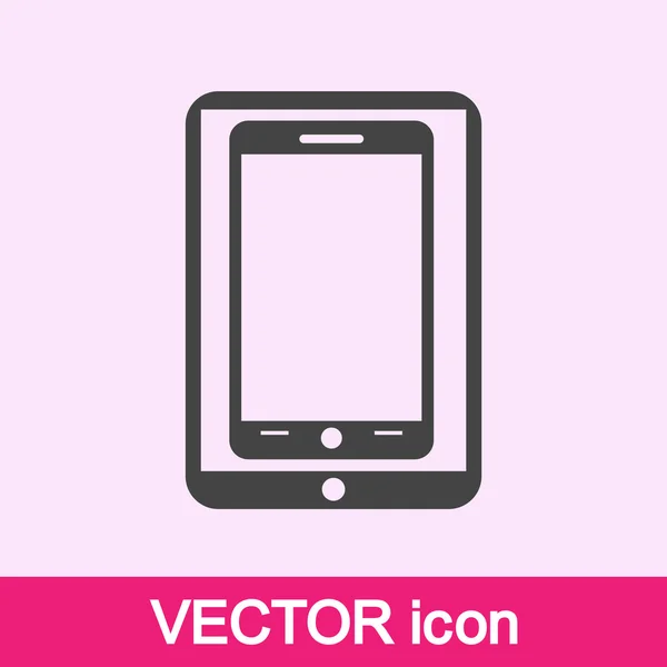 Modern digital TabletPC med rörlig smartphone ikon — Stock vektor