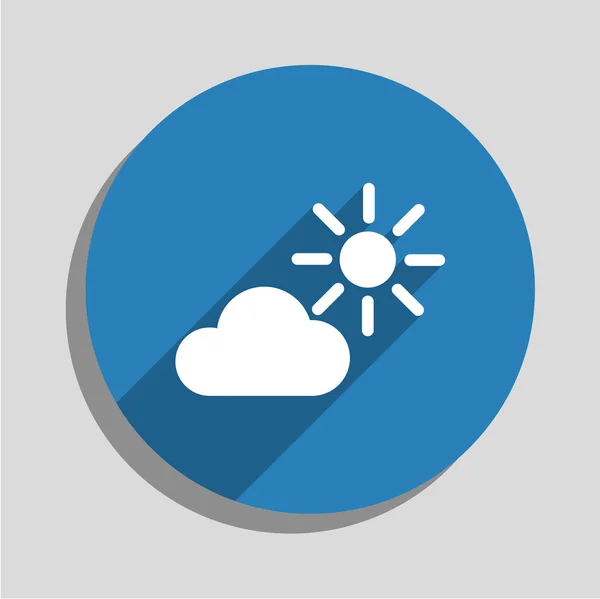 Icona web meteo — Vettoriale Stock