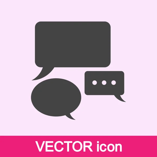 Speech bubbles icon — Stock Vector