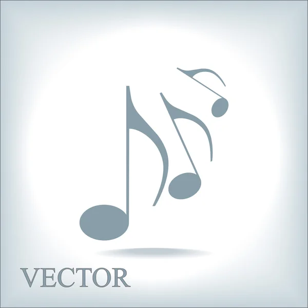 Icona musicale — Vettoriale Stock