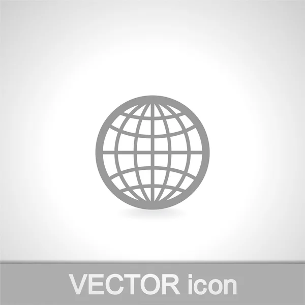 Иконка глобуса — стоковый вектор