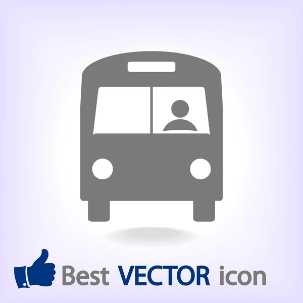 Buss ikon illustration. — Stock vektor