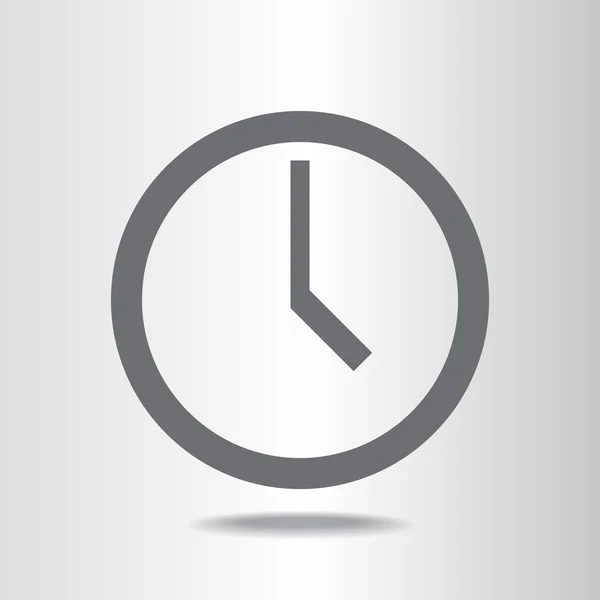 Icono del reloj — Vector de stock