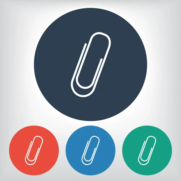 Paperclip pictogram — Stockvector