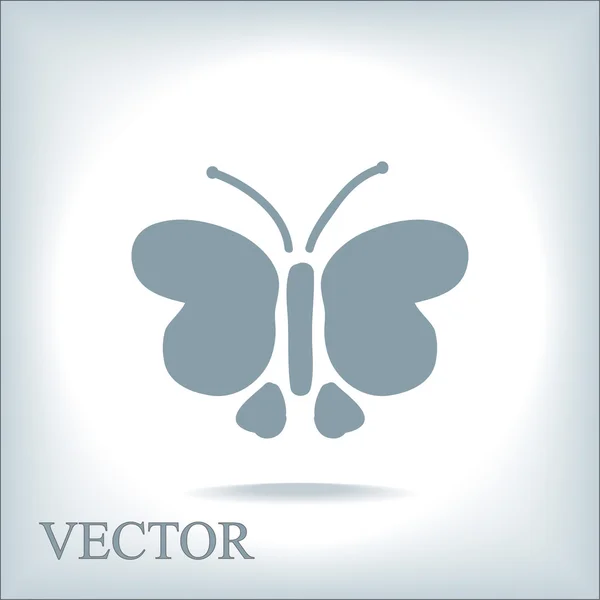 Ícone de borboleta — Vetor de Stock