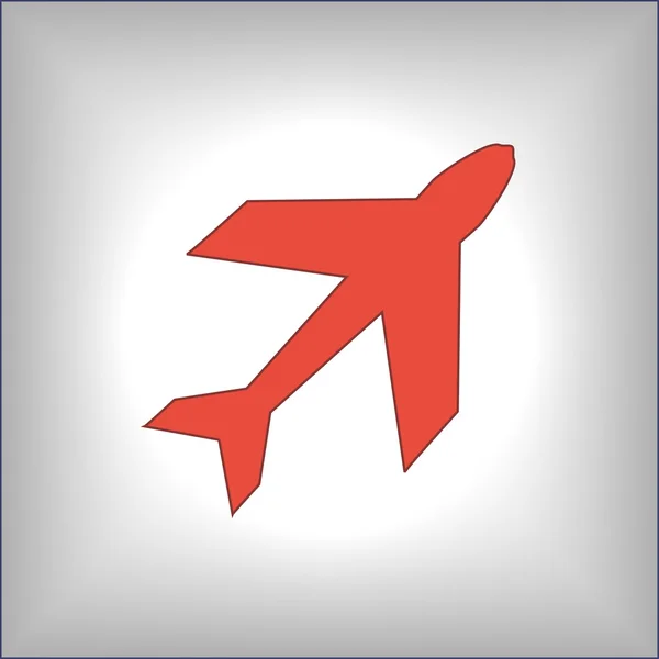 Flygplan symbol — Stock vektor