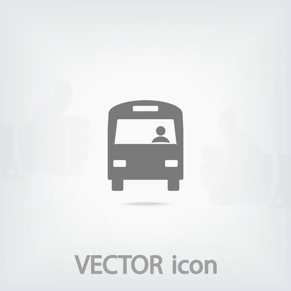 Ilustração do ícone do ônibus . — Vetor de Stock