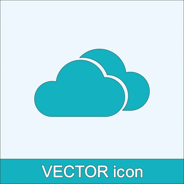 Pictogram van het web weer — Stockvector