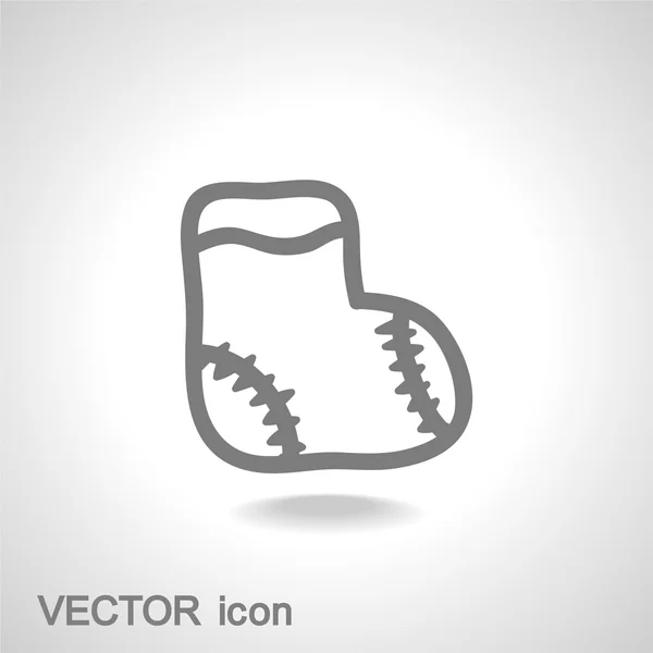 Children sock icon — Stock Vector