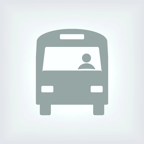 Illustrazione icona bus — Vettoriale Stock