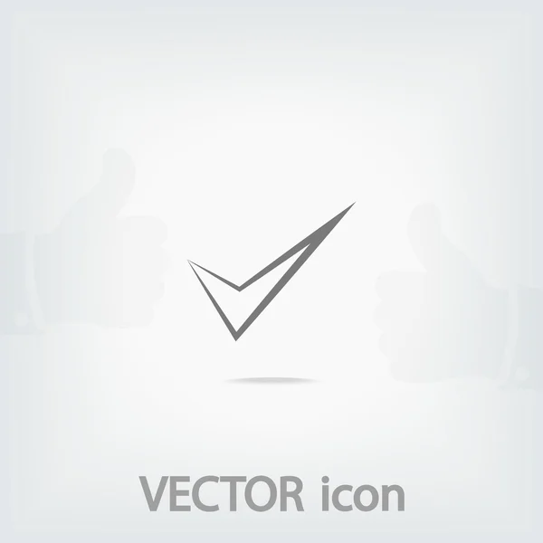 Confirm icons — Stock Vector