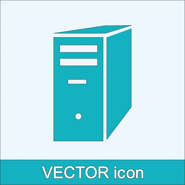 Icono del servidor informático — Vector de stock