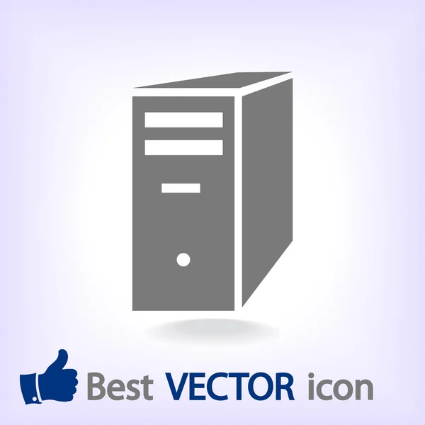 Icono del servidor informático — Vector de stock