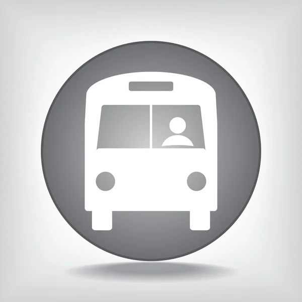 Bus pictogram illustratie — Stockvector