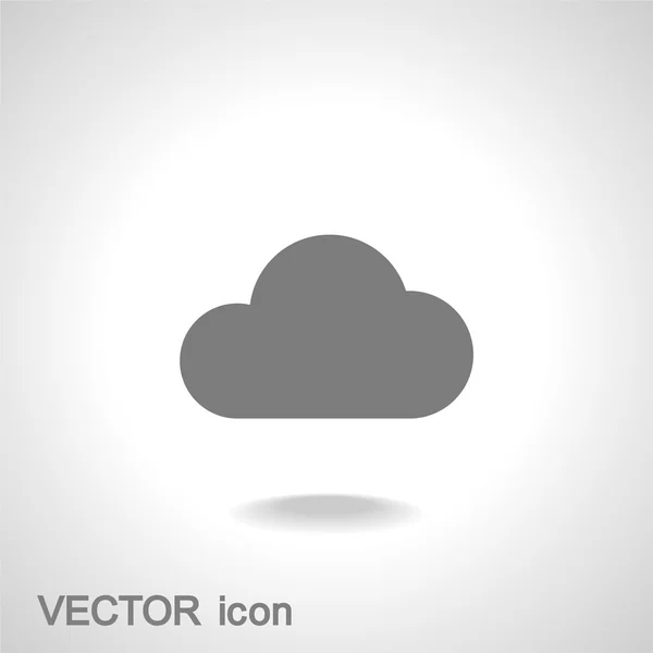 Icono de nube — Vector de stock