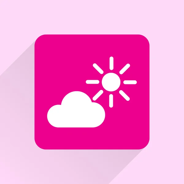 Clima icono web — Vector de stock