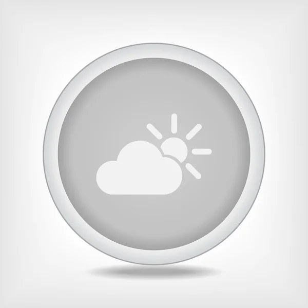 Hava durumu web simgesi — Stok Vektör