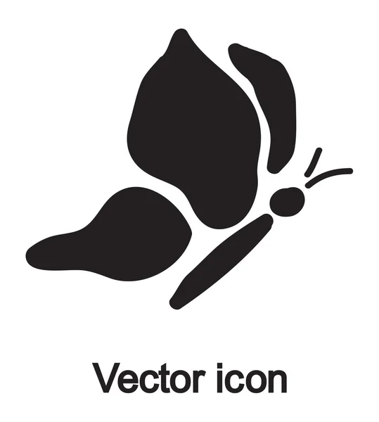 Ícono de la mariposa — Vector de stock