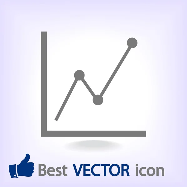 Infographic, grafiek pictogram — Stockvector