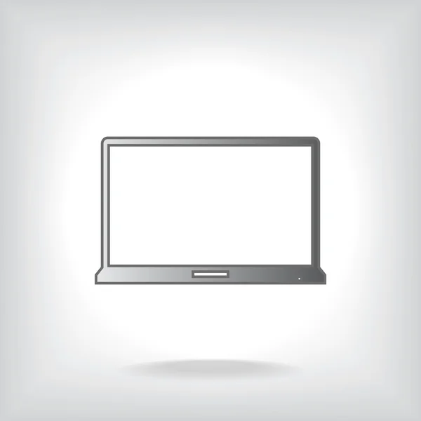 Laptop pictogram — Stockvector