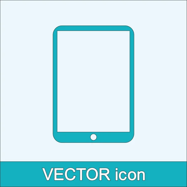 Moderna icona digitale tablet PC — Vettoriale Stock