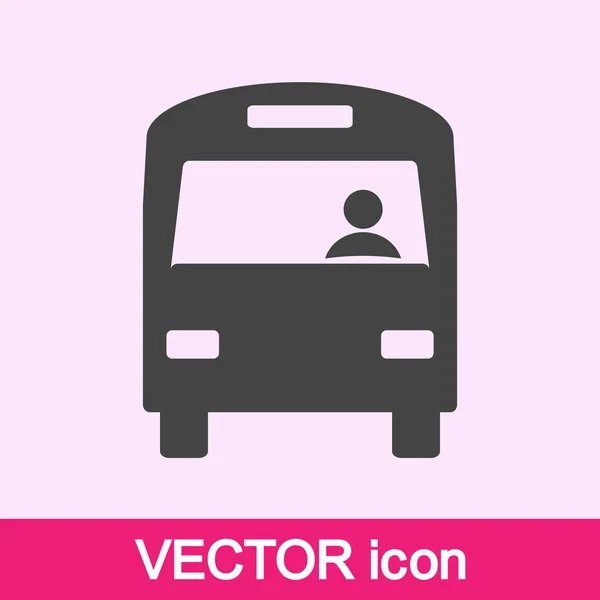 Bus pictogram illustratie — Stockvector