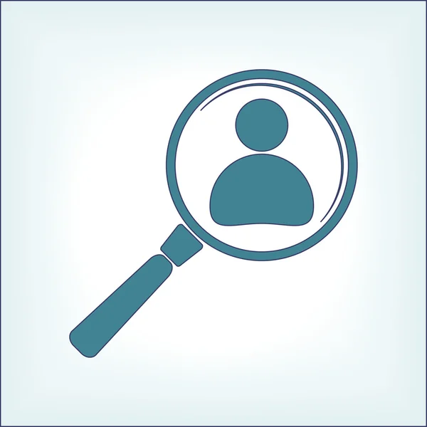 Looking For An Employee Search icon — Stock Vector