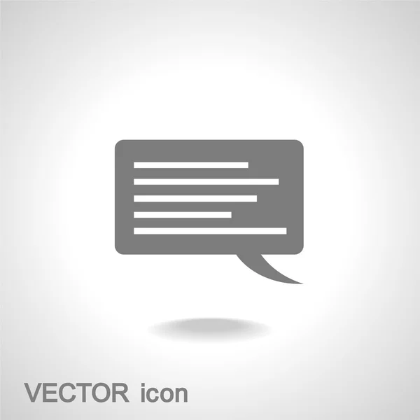 Icono de diálogo — Vector de stock