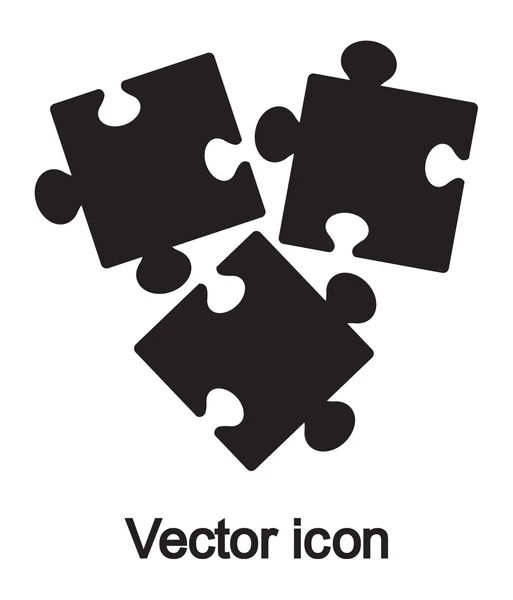 Puzzle piece icon — Stock Vector