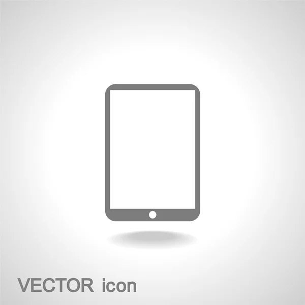 Ícone moderno tablet PC digital — Vetor de Stock