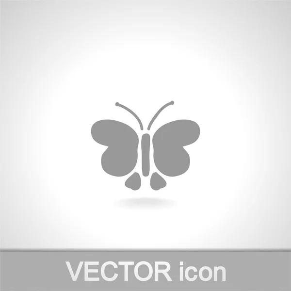 Ícone de borboleta — Vetor de Stock