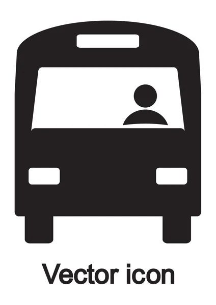 Illustration icône bus — Image vectorielle