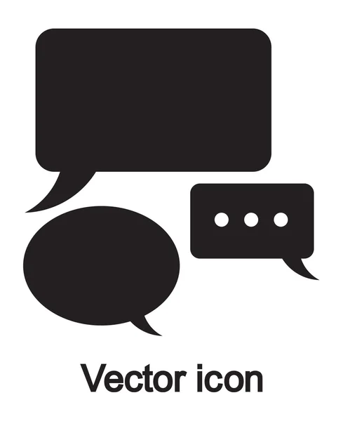 Speech bubbles icon — Stock Vector