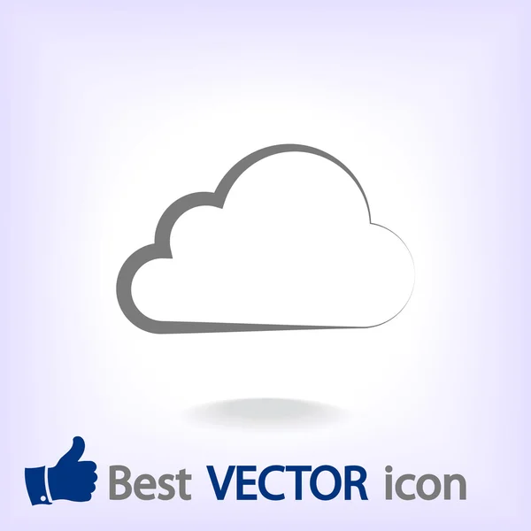 Cloud pictogram — Stockvector