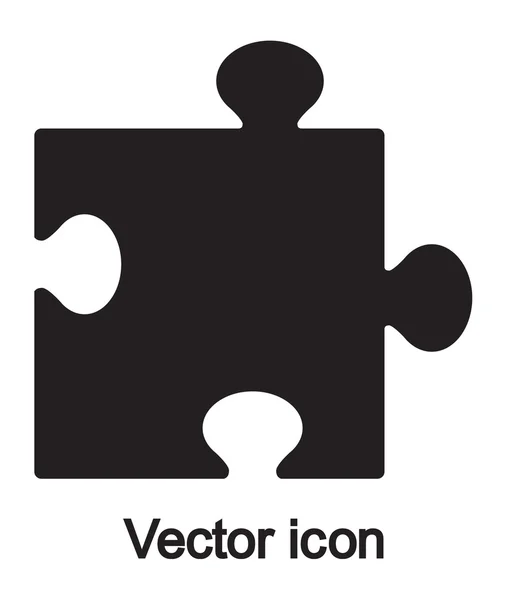 Peça de quebra-cabeça ícone — Vetor de Stock