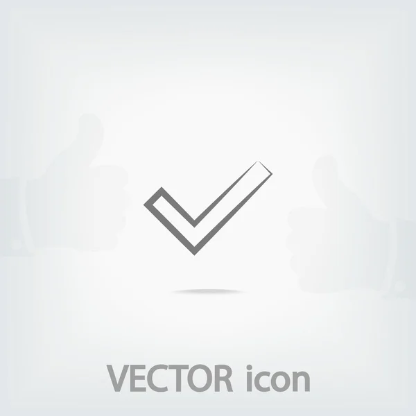 Confirmar iconos — Vector de stock