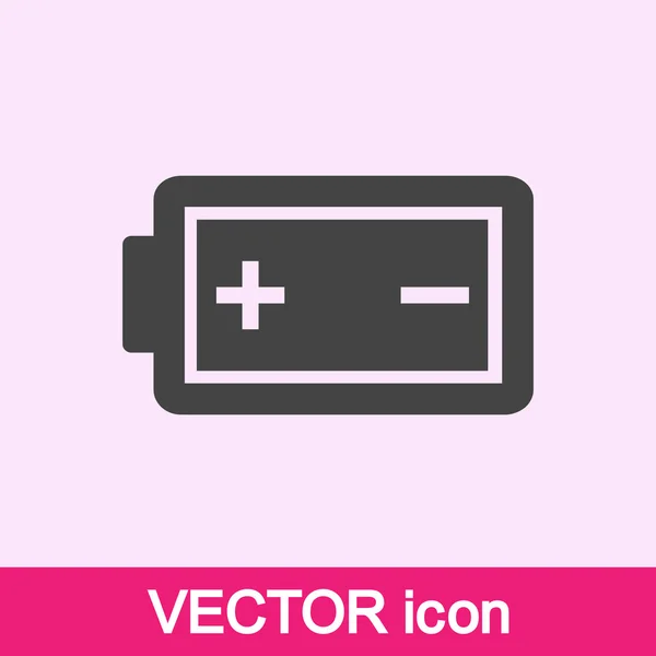 Batterij-icoon — Stockvector