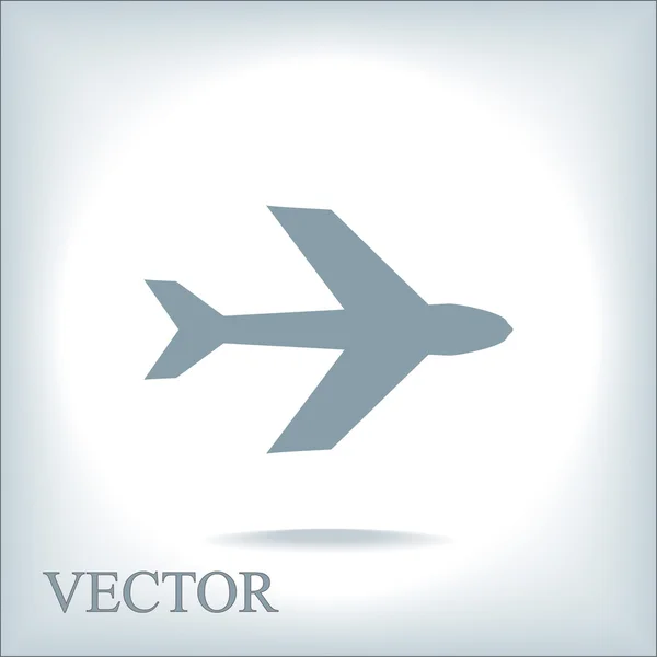 Símbolo del avión — Vector de stock