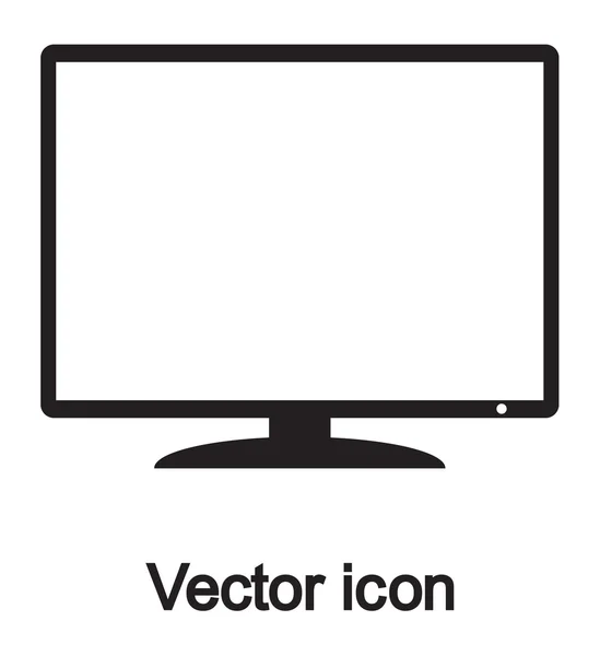 Het monitorpictogram — Stockvector