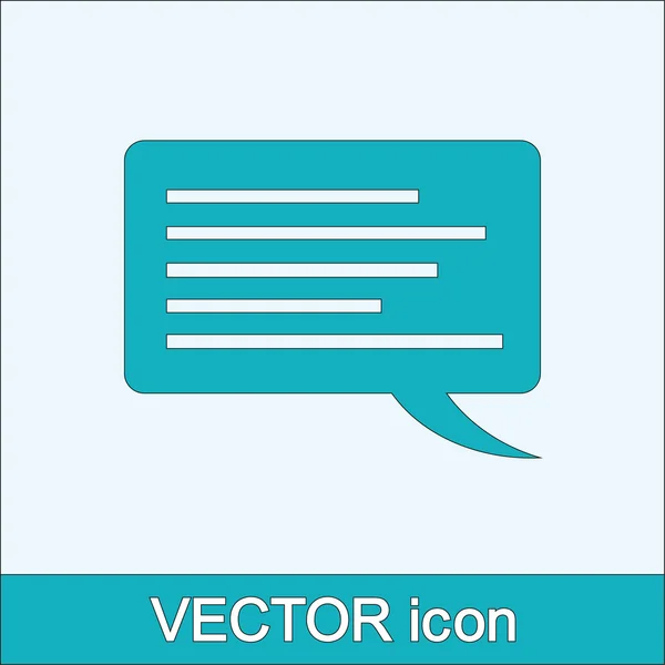 Ikona dialogu — Stockový vektor