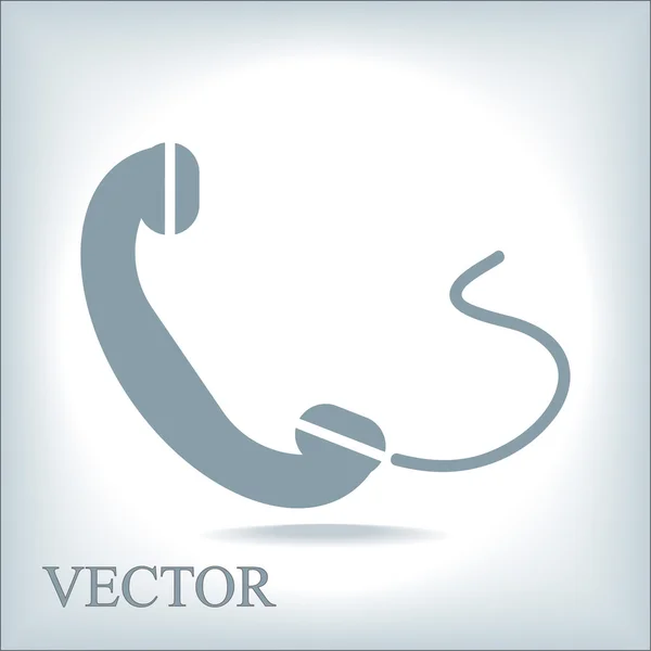 Phone, flat icon — Stock Vector